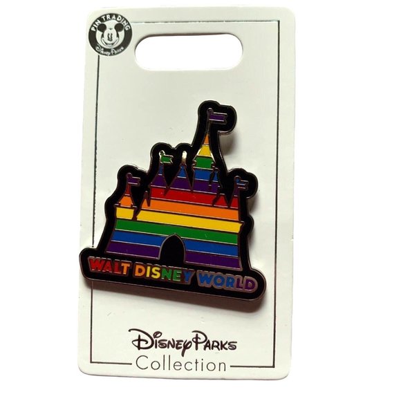 Walt Disney World Rainbow Fantasyland Castle Pin - Picture 2 of 5